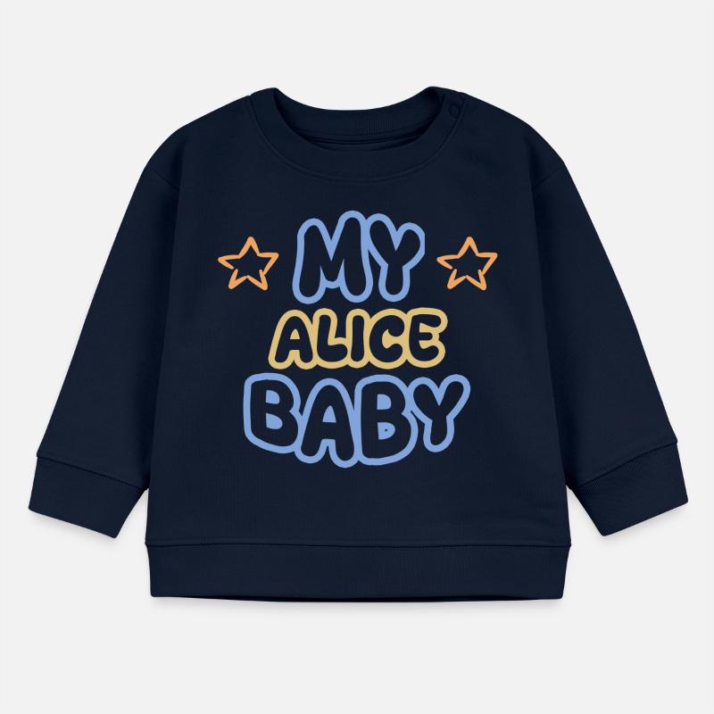 First name Alice Baby Sweatshirt by Stanley/Stella