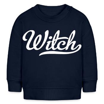 Hexe - Baby Organic Sweatshirt Baby Changer von Stanley/Stella - Navy - Vorne