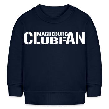 Club Fan Blanc - Sweat bébé bio Stanley/Stella - bleu marine - Devant