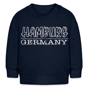 Hamburg - Baby Organic Sweatshirt Baby Changer von Stanley/Stella - Navy - Vorne