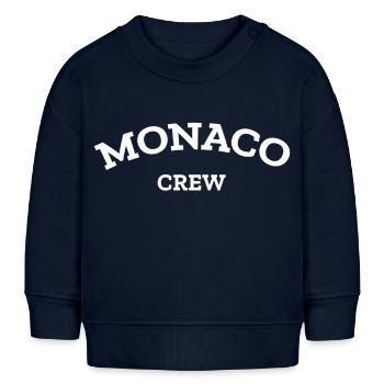 Monaco Crew - Monte Carlo - Mediterranean Sea - Baby Sweatshirt by Stanley/Stella - navy - Front