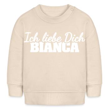 Liebe Bianca - Baby Organic Sweatshirt Baby Changer von Stanley/Stella - Natur - Vorne