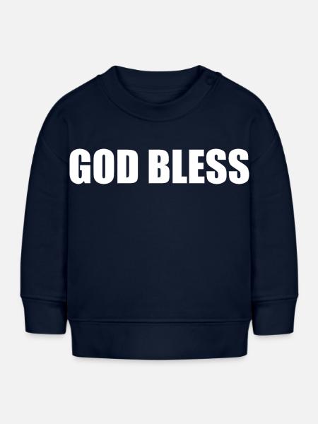 God bless - Baby Organic Sweatshirt Baby Changer von Stanley/Stella - Navy
