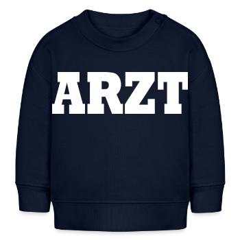 Arzt - Baby Organic Sweatshirt Baby Changer von Stanley/Stella - Navy - Vorne