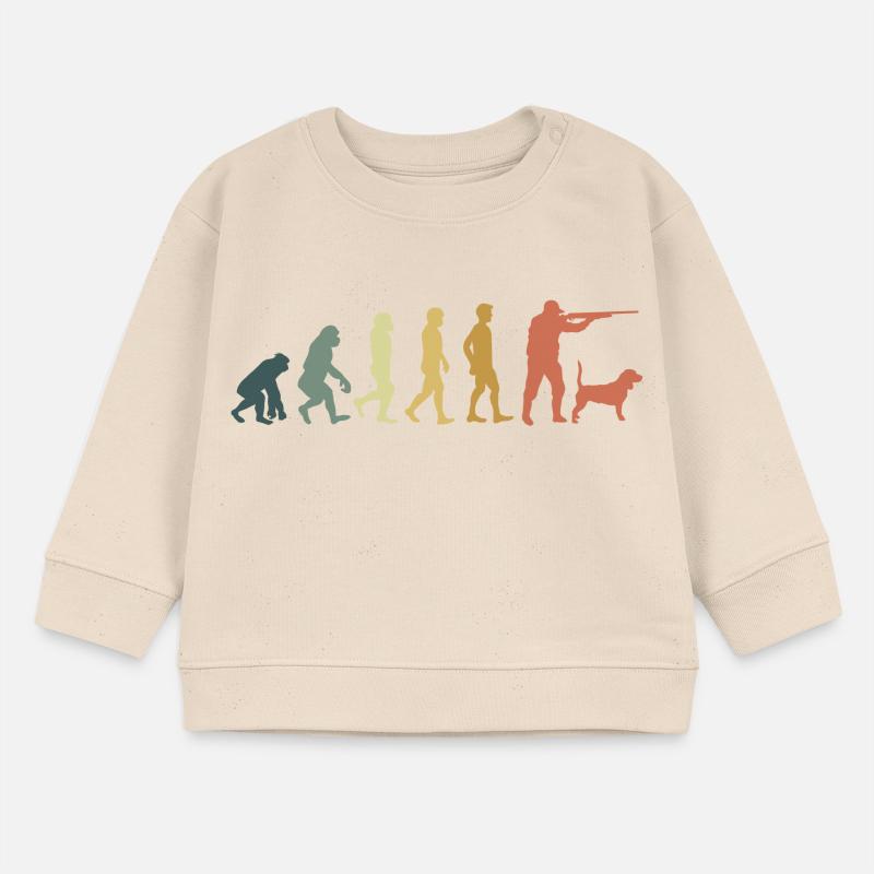 Evolution chasseur Sweat bébé bio Stanley/Stella