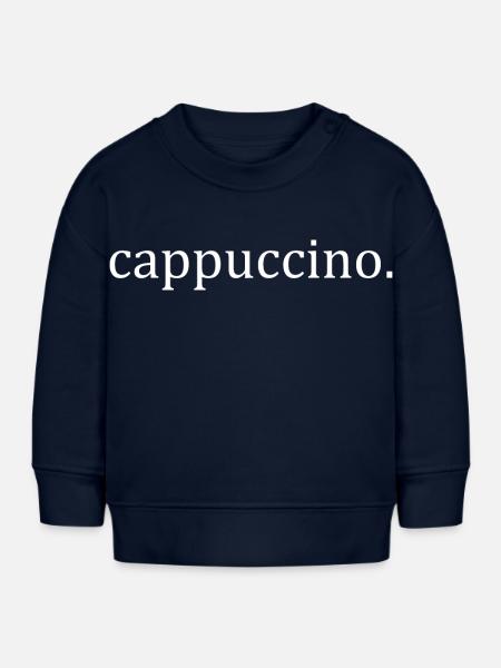 Cappuccino T-shirt - cappuccino. - Baby Sweatshirt by Stanley/Stella - navy