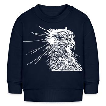 Vogel - Baby Organic Sweatshirt Baby Changer von Stanley/Stella - Navy - Vorne