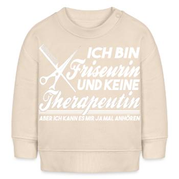 Friseurin Geschenkideen - Baby Organic Sweatshirt Baby Changer von Stanley/Stella - Natur - Vorne