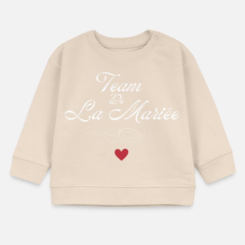 Bride Team - Bride Team Baby Sweatshirt by Stanley/Stella