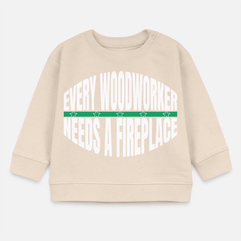 forestry statement forest work joke Baby Organic Sweatshirt Baby Changer von Stanley/Stella