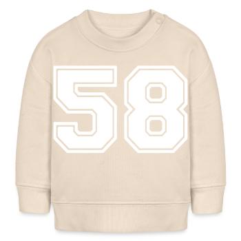 58 - Baby Sweatshirt by Stanley/Stella - soft Ecru - Front