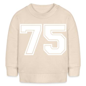 75 - Baby Sweatshirt by Stanley/Stella - soft Ecru - Front