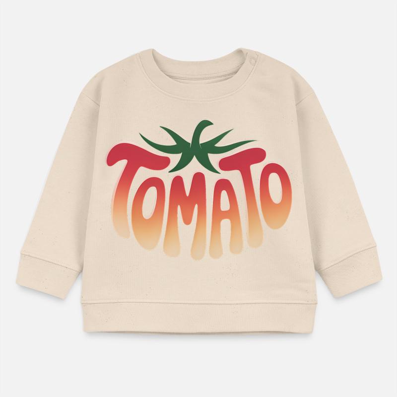 Tomato - Cool Vegetable Logo Baby Sweatshirt by Stanley/Stella