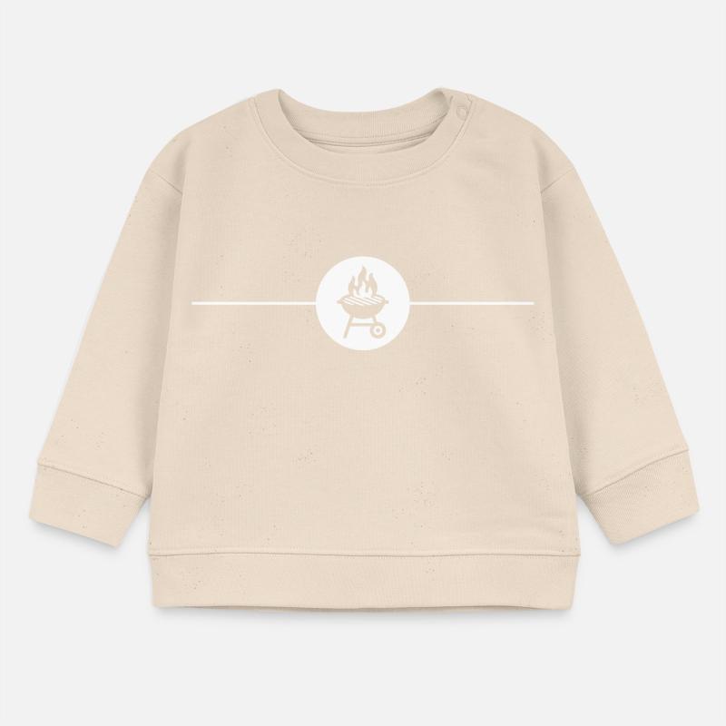 Grill Symbol Grillen Baby Organic Sweatshirt Baby Changer von Stanley/Stella