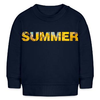 Summer - Baby Organic Sweatshirt Baby Changer von Stanley/Stella - Navy - Vorne