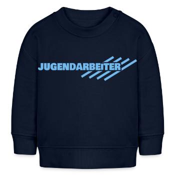 Cadeau pour les animateurs de jeunesse - Sweat bébé bio Stanley/Stella - bleu marine - Devant
