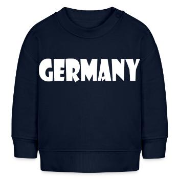 Allemagne - Allemagne - Sweat bébé bio Stanley/Stella - bleu marine - Devant