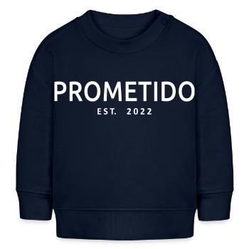 Prometido Est. 2022 Verlobter Verlobter Verlobungsbräutigam zu werden - Baby Organic Sweatshirt Baby Changer von Stanley/Stella - Navy - Vorne