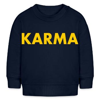 Karma - Baby Organic Sweatshirt Baby Changer von Stanley/Stella - Navy - Vorne