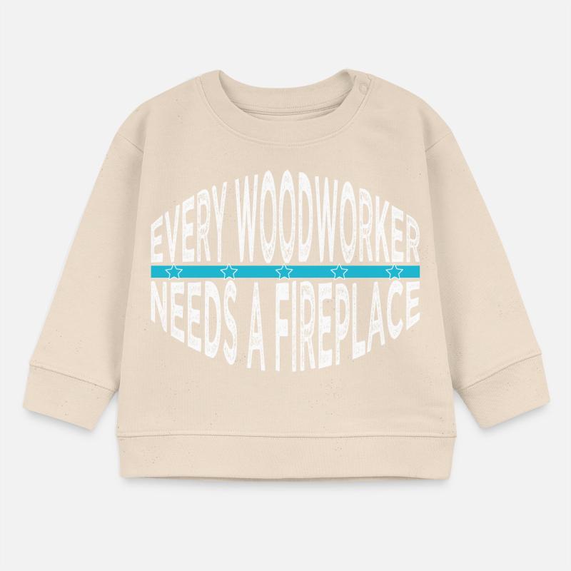 statement construction carpenter Baby Organic Sweatshirt Baby Changer von Stanley/Stella