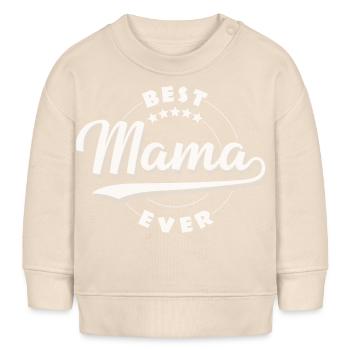 Mom - Baby Sweatshirt by Stanley/Stella - soft Ecru - Front