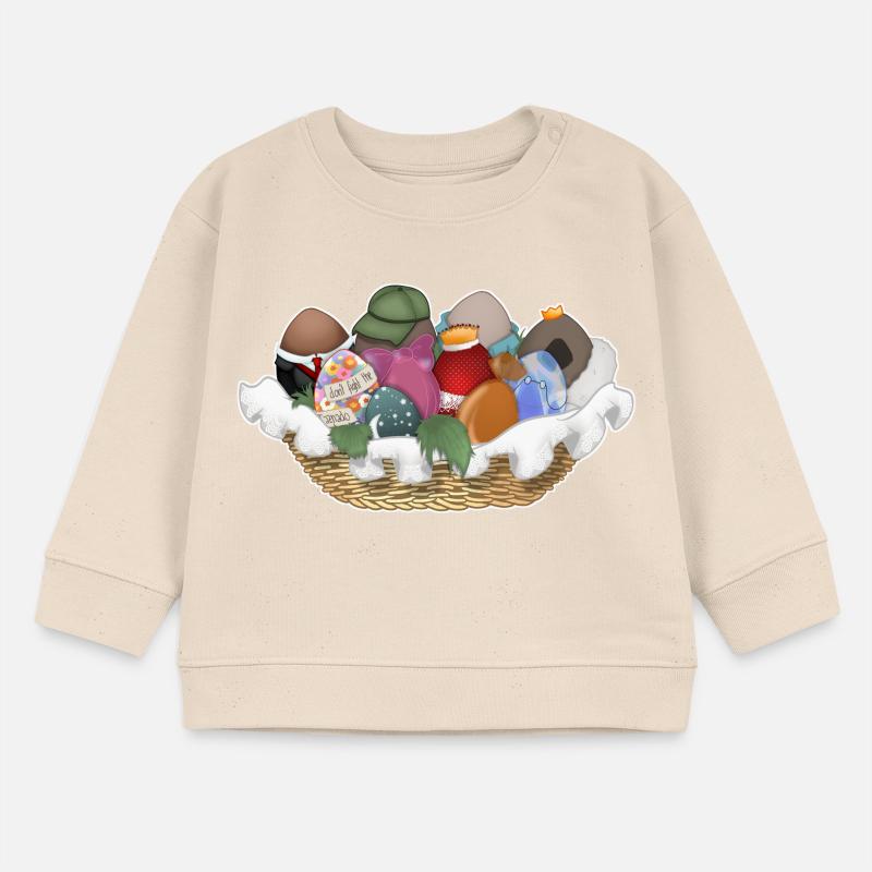 Tazz Talks | Easter Otter Eggs Baby Sweatshirt by Stanley/Stella