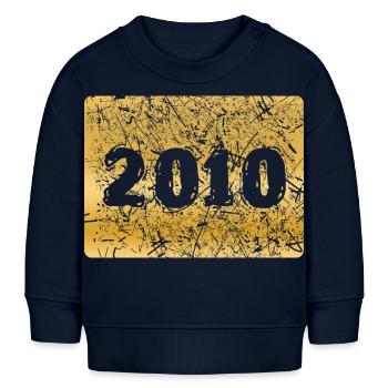 2010 - Sweat bébé bio Stanley/Stella - bleu marine - Devant