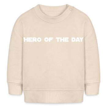 Hero of the Day - Baby Organic Sweatshirt Baby Changer von Stanley/Stella - Natur - Vorne