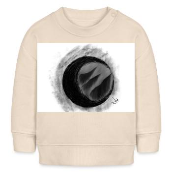 Final eclipse - Baby Sweatshirt by Stanley/Stella - soft Ecru - Front