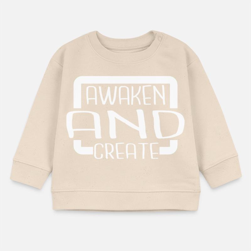 joke enlightenment practices birthday present idea Baby Organic Sweatshirt Baby Changer von Stanley/Stella