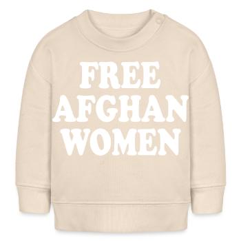 Free afghan women - Baby Organic Sweatshirt Baby Changer von Stanley/Stella - Natur - Vorne