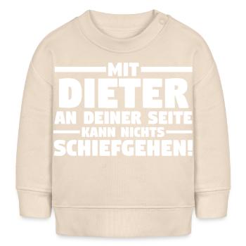 Vorname Dieter - Baby Organic Sweatshirt Baby Changer von Stanley/Stella - Natur - Vorne
