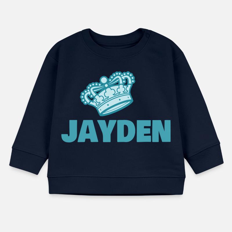 Jayden comme prénom Sweat bébé bio Stanley/Stella