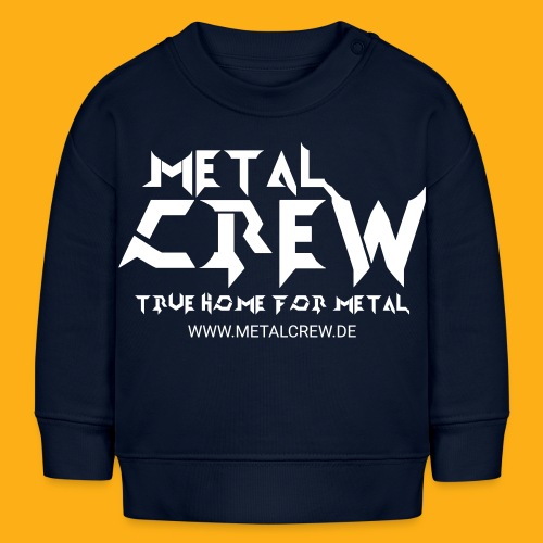 MetalCrew Logo White DE - Stanley/Stella Bio-Sweatshirt BABY CHANGER