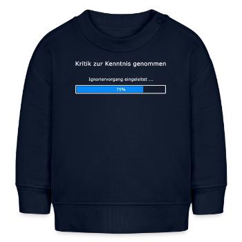 Kritik zur Kenntnis genommen Ignoriervorgang eing. - Baby Organic Sweatshirt Baby Changer von Stanley/Stella - Navy - Vorne
