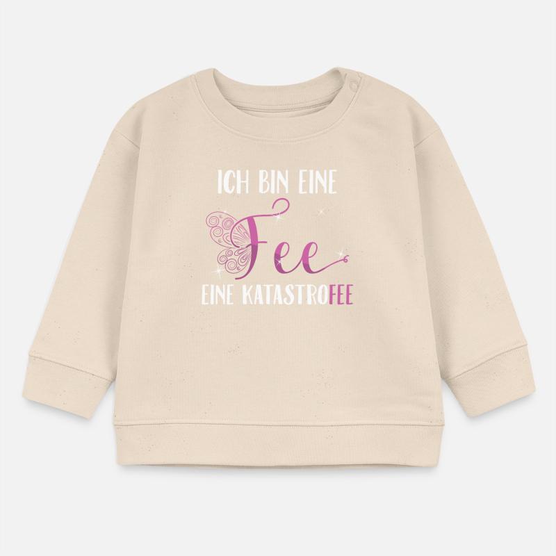 Ich bin eine Fee - Eine Katastrofee Baby Organic Sweatshirt Baby Changer von Stanley/Stella