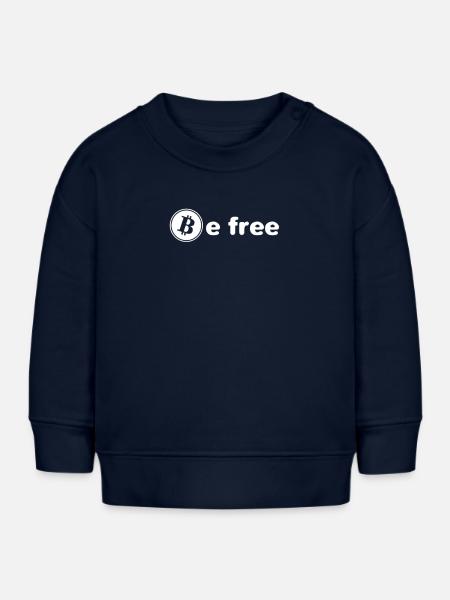 BTC be free - Baby Organic Sweatshirt Baby Changer von Stanley/Stella - Navy