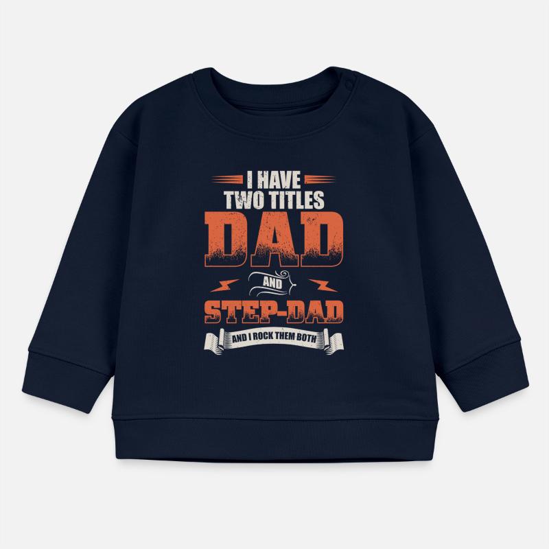 Dad stepfather gift present idea Baby Sweatshirt by Stanley/Stella