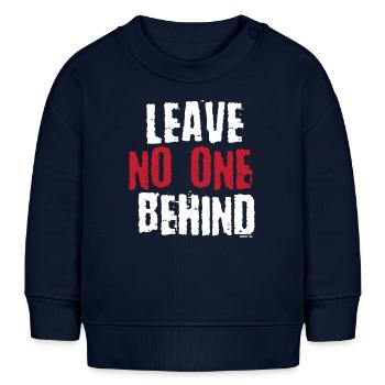 Cohésion cadeau tolérance empathie - Sweat bébé bio Stanley/Stella - bleu marine - Devant