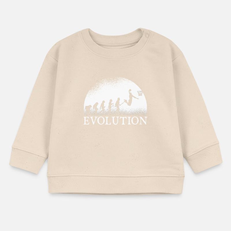 Basketball Evolution Sweat bébé bio Stanley/Stella