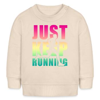 Jogging Jogger cadeau - Sweat bébé bio Stanley/Stella - écru doux - Devant