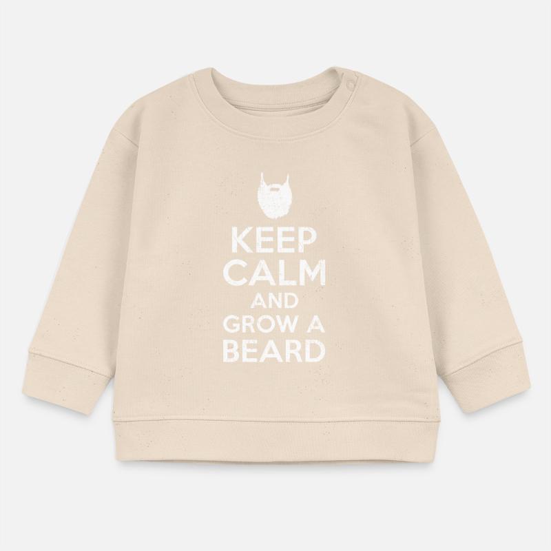 Keep calm Bart Sweat bébé bio Stanley/Stella
