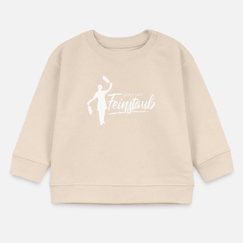 Spaß mit Feinstaub Baby Organic Sweatshirt Baby Changer von Stanley/Stella