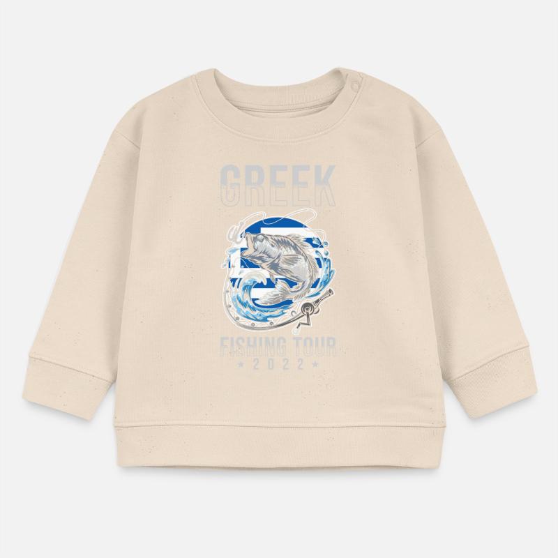 Excursion de pêche grecque 2022 Sweat bébé bio Stanley/Stella