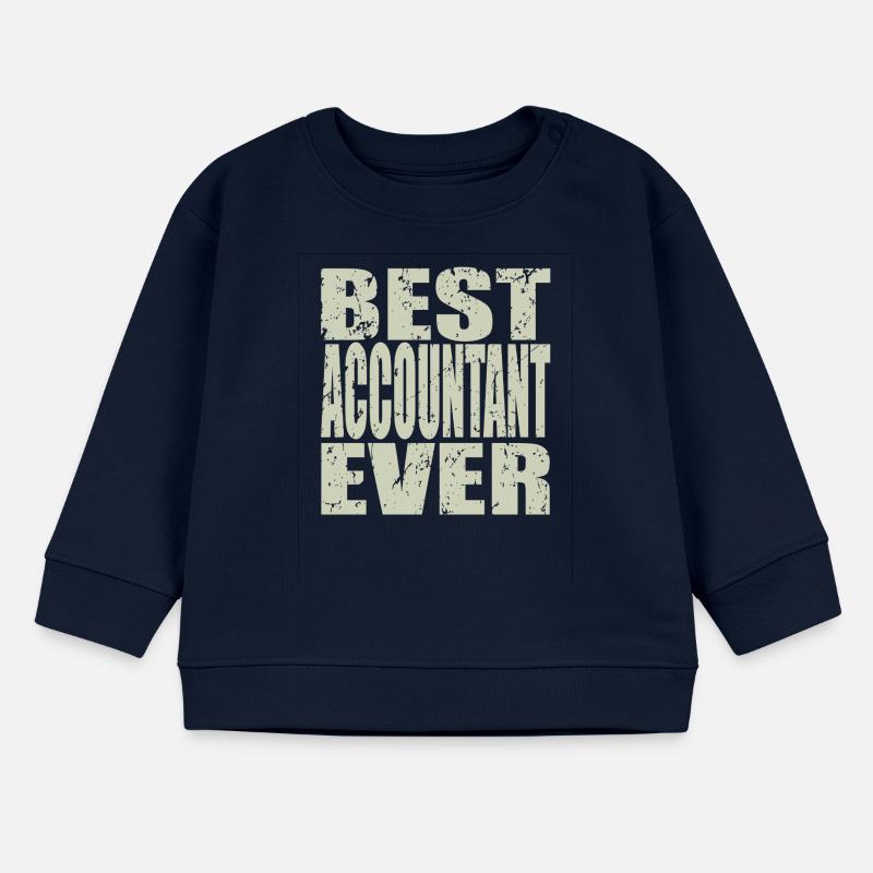 Meilleur comptable de tous les temps Cadeau comptable Sweat bébé bio Stanley/Stella