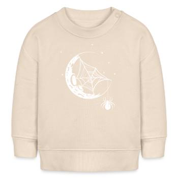 Araignée Toile d’araignée - Sweat bébé bio Stanley/Stella - écru doux - Devant