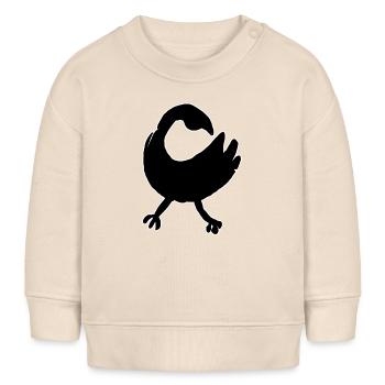 Egypte Ancien Symbole Sagesse - Sweat bébé bio Stanley/Stella - écru doux - Devant