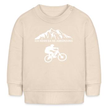 Ich kenne da eine Abkürzung - Baby Organic Sweatshirt Baby Changer von Stanley/Stella - Natur - Vorne