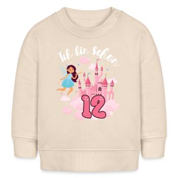 I am already 12 Fairy Magic Castle 12. - Baby Sweatshirt by Stanley/Stella - soft Ecru - Front