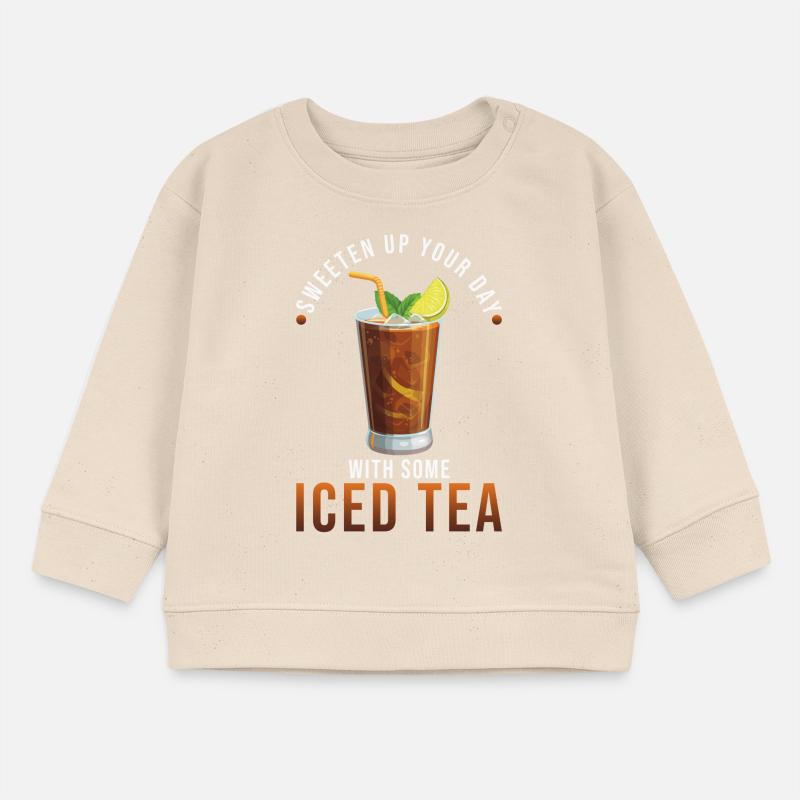 Iced Tea Drink Design Keep Calm and Iced Tea Baby Sweatshirt by Stanley/Stella